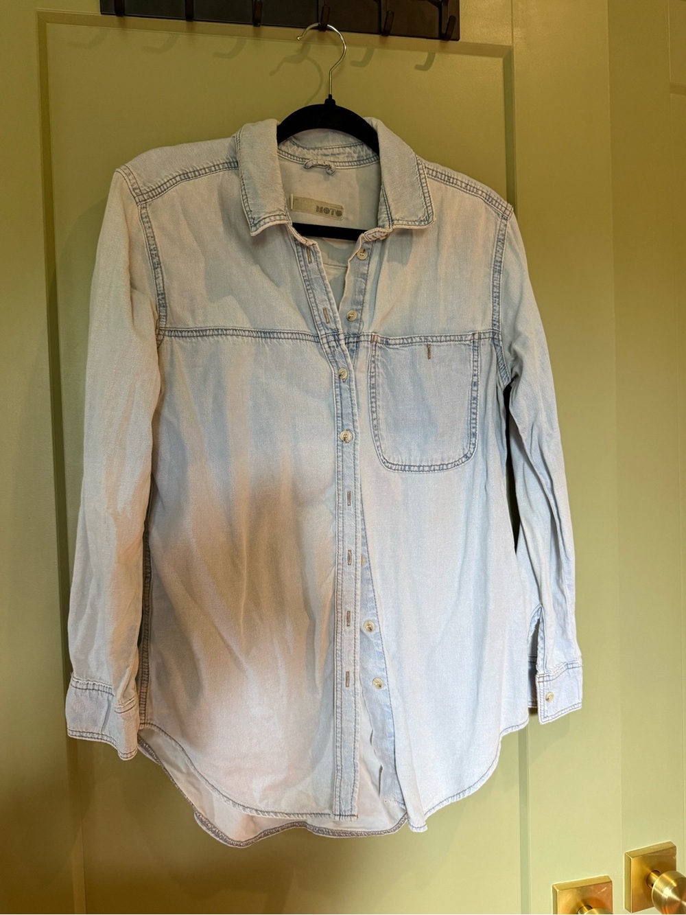 Light Wash Denim Shirt